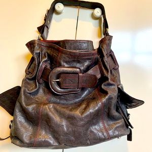 Genuine Toscani Grey Italian Leather Purse